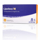 LIPOLESS 15 MG X 4 AMP. 0,5 ML NUEVO